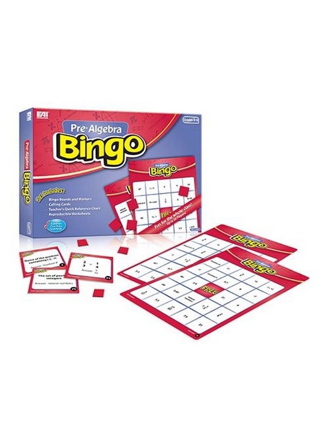 Prealgebra Bingo: Grades 68