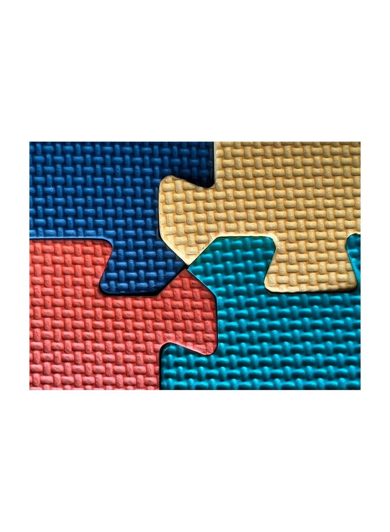 COOLBABY Soft Non-Toxic Baby Play Mat , Toddler Playmat , Colorful Jigsaw Puzzle PlayMat | (16PCS)