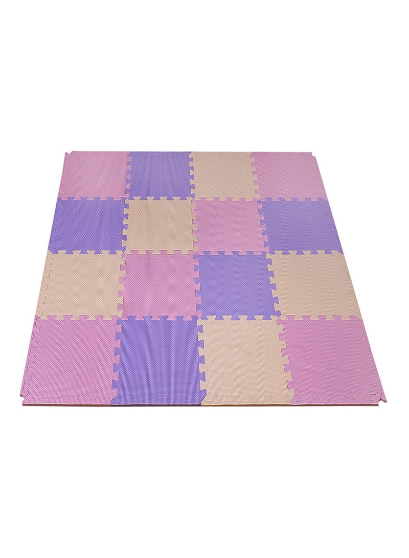 16PCS Set Baby Play Mat Eva Foam Kids Rug Puzzle Mat Floor Playmat Crawl Mat Carpet For Children Multicolor 60*60CM