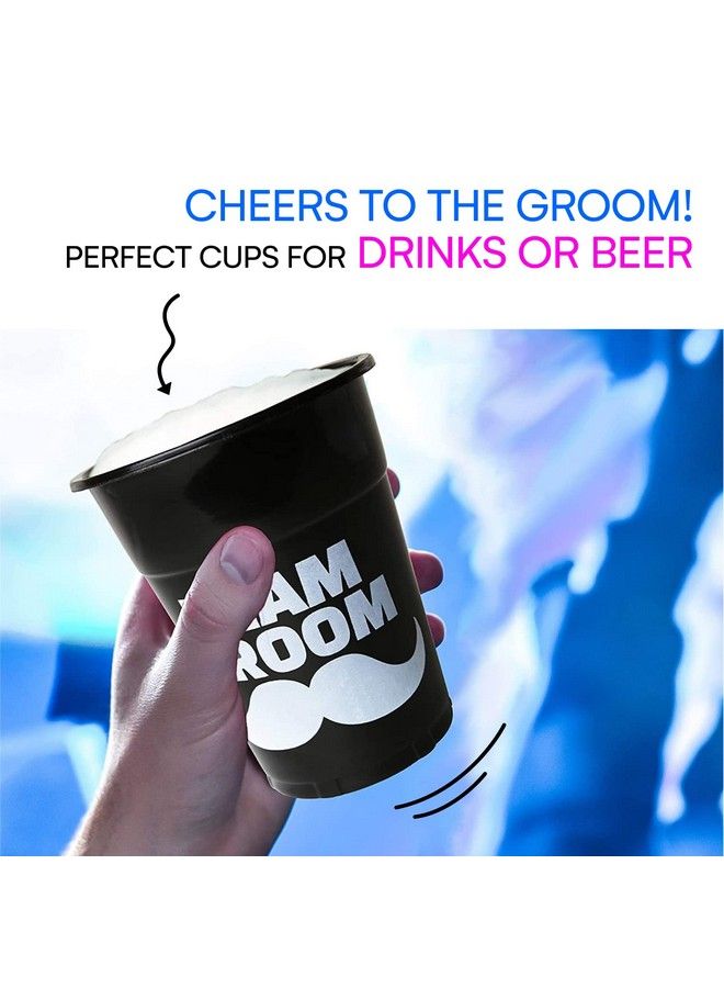 Bachelor Party Supplies Team Groom Cups Bulk Pack Of 25 Plastic Cups