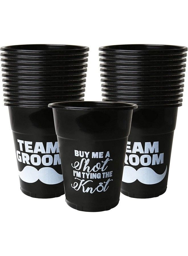 Bachelor Party Supplies Team Groom Cups Bulk Pack Of 25 Plastic Cups