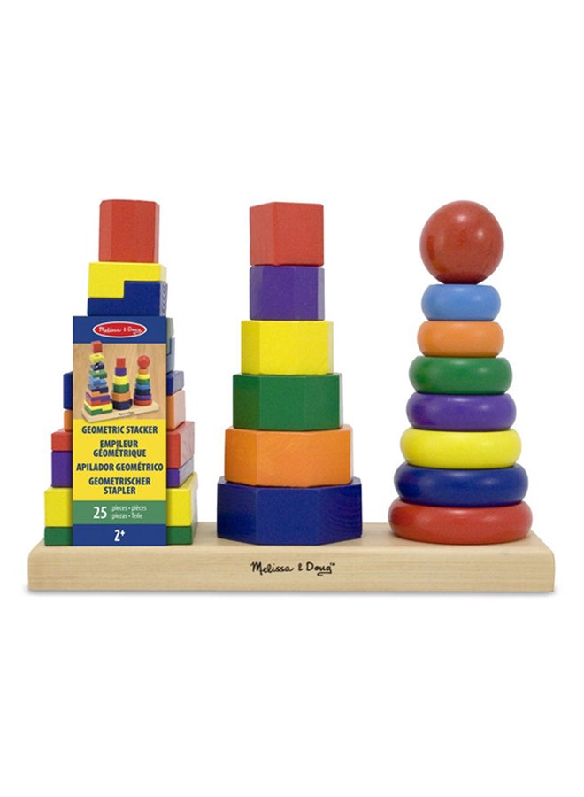 25-Piece Geometric Stacker