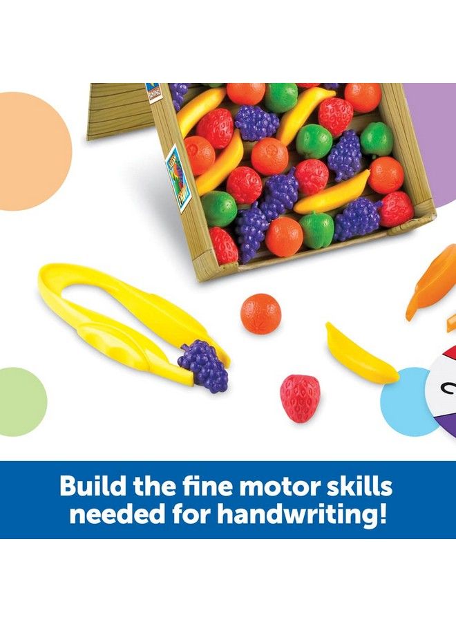 Avalanche Fruit Stand 42 Pieces Ages 3+ Toddler Learning Toys Fine Motor/Grip Game Develops Color Matching Skills Preschool Toys