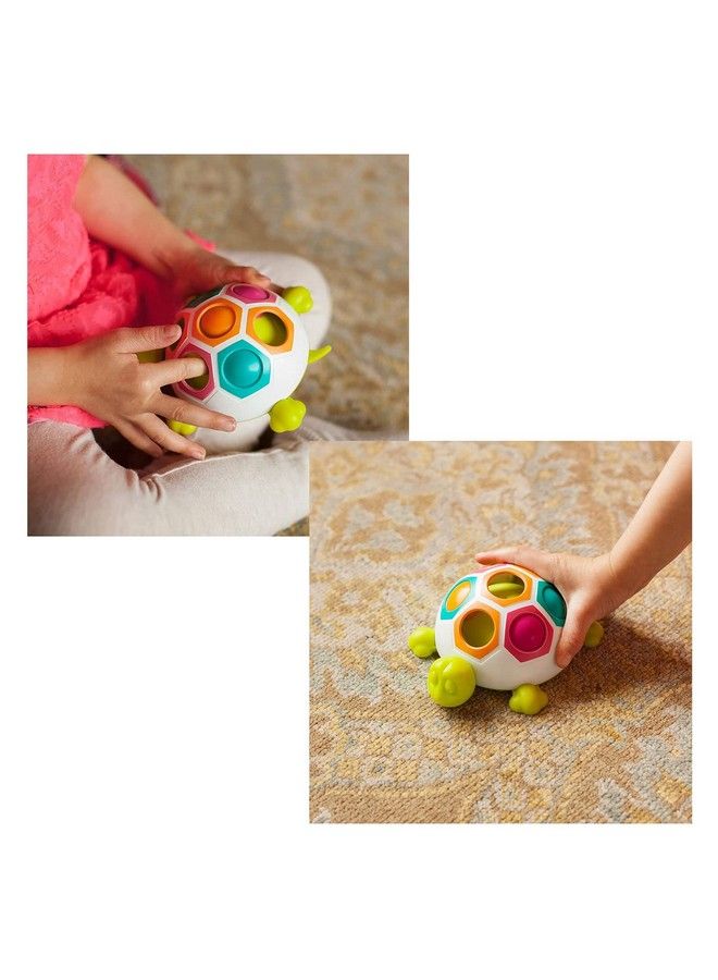 Fat Brain Baby Sensory Toys Dizzy Bees Magnetic Stacking Toy Pop & Slide Shelly Turtle Toy Bundle With Storage Bag Toddler Learning Fine Motor Toys Bpa Free