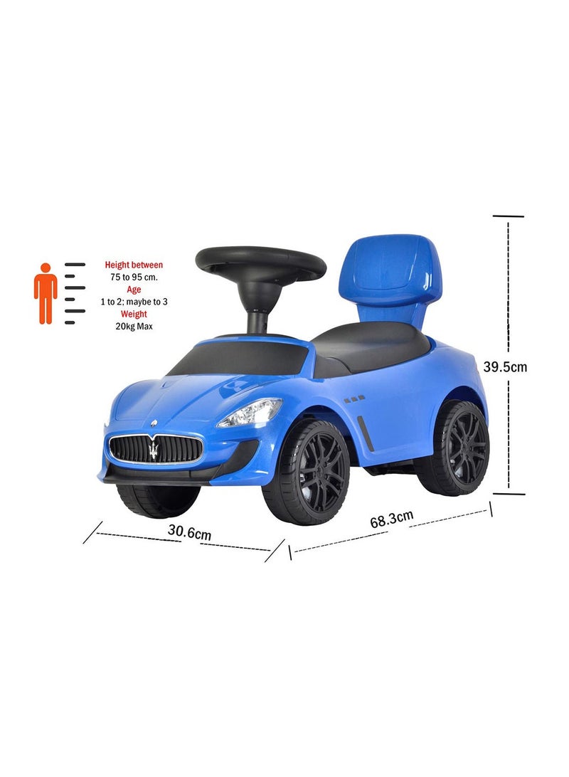 Maserati Pusher Car - Blue