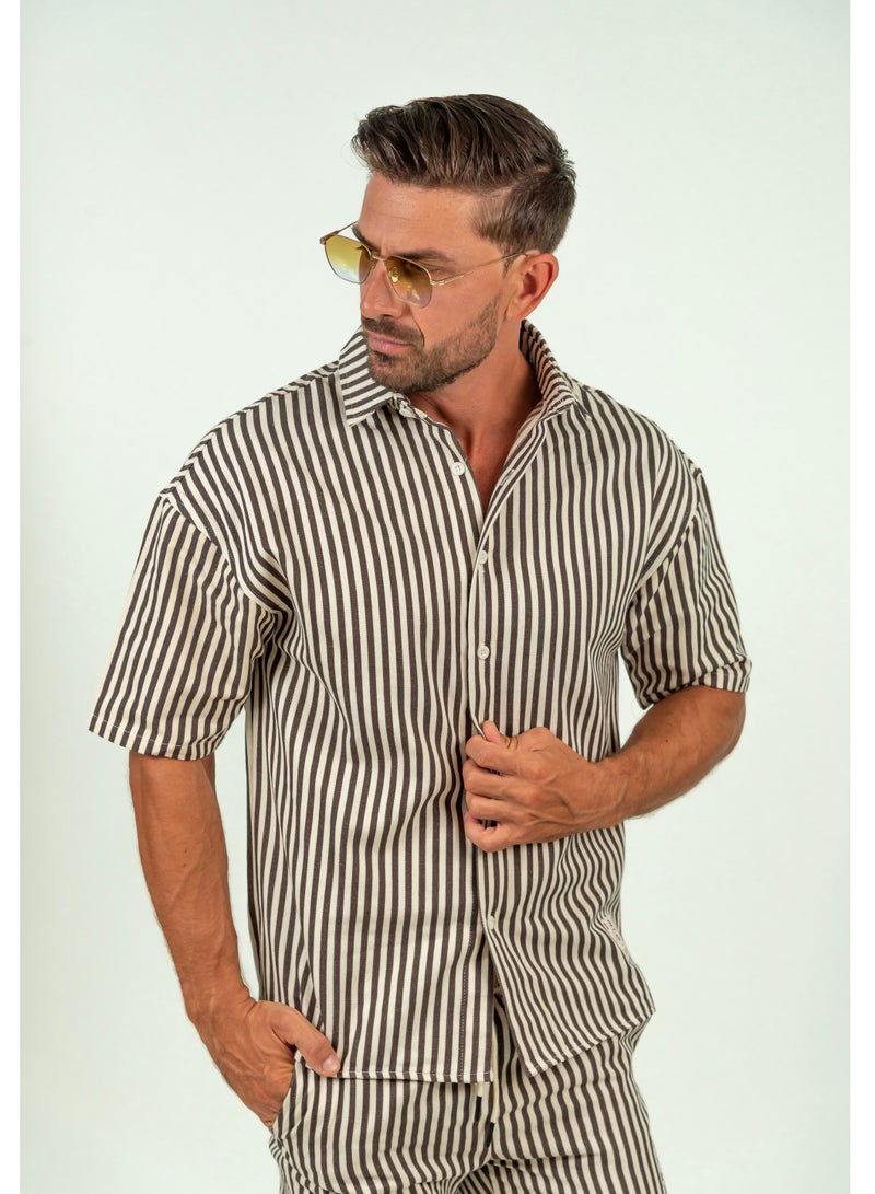 Men's Striped Co-ord SET for Effortless Style