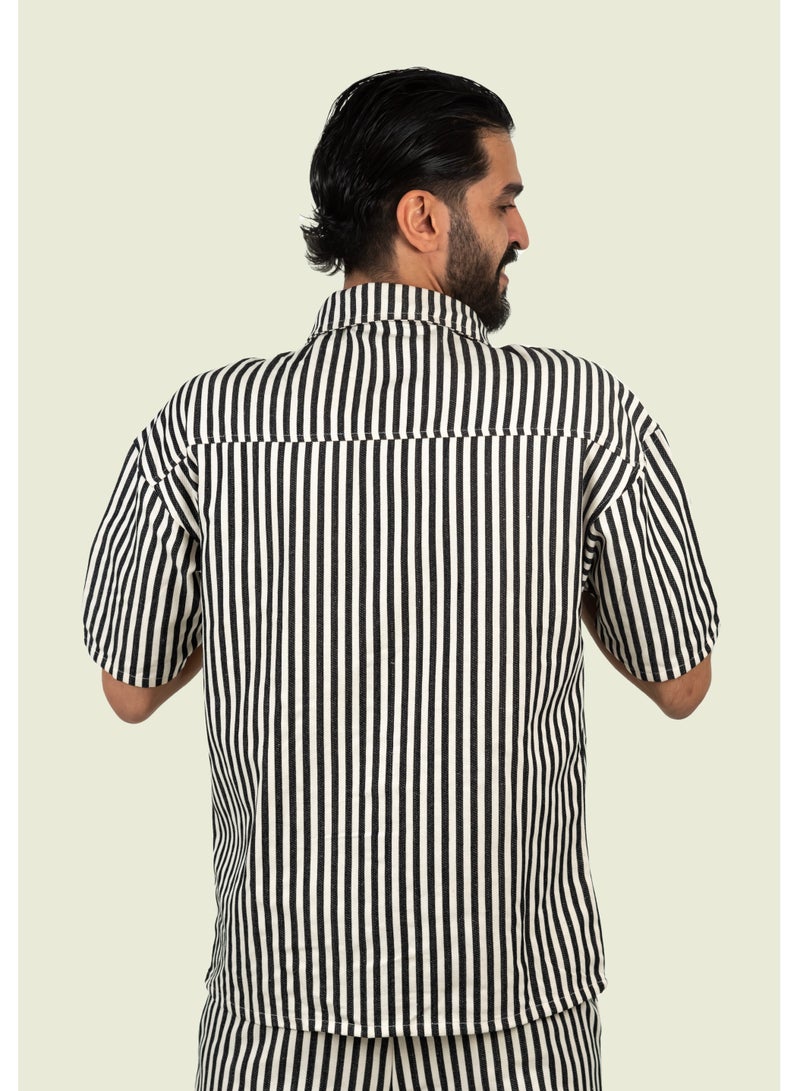 Men's Striped Co-ord SET for Effortless Style