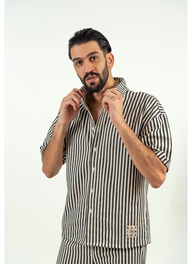 Men's Striped Co-ord SET for Effortless Style