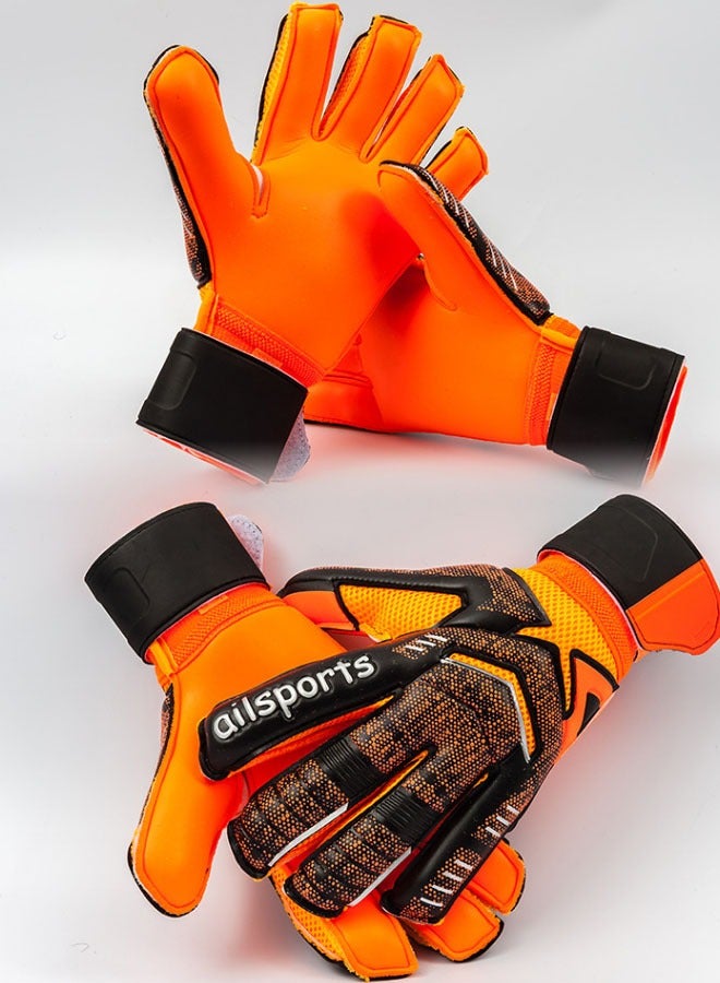 Goalie Gloves for Youth & Adult, Goalkeeper Gloves Kids with Finger Support, Soccer Gloves for Men and Women, Junior Keeper Football Gloves for Training and Match