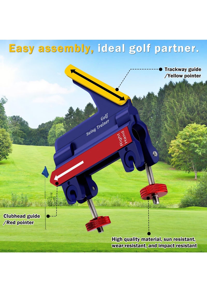 Golf Swing Precision Trainer - Instant Swing Feedback - Guides The Golfer Along The Desired Swing Path| Improved Accuracy | Enhanced Stability - Golf Training Aid for Beginners and Pro