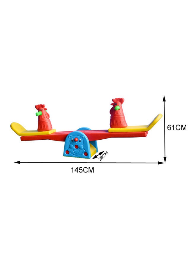 Playground Lovely Chick Shape Seesaw 145 X 28 X 61cm