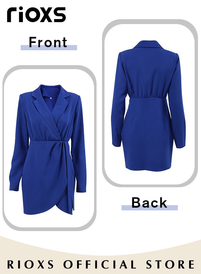 Women's Formal Dress, Slim High Waist Long Sleeve Bodycon Dress, Elegant Chic Work Dress, High-quality Business Dresses for Office, Professional Pencil Skirt, Perfect for Office Wear or Upscale Events