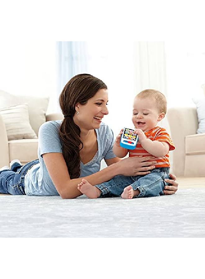 Fisherprice Laugh & Learn Smart Phone Blue, Lightup Musical Pretend Phone For Infants And Toddlers