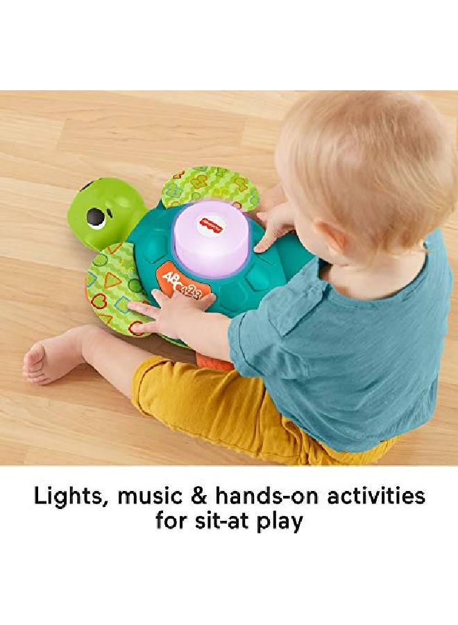 Fisherprice Linkimals Sittocrawl Sea Turtle, Lightup Musical Crawling Toy For Baby, Multi Color