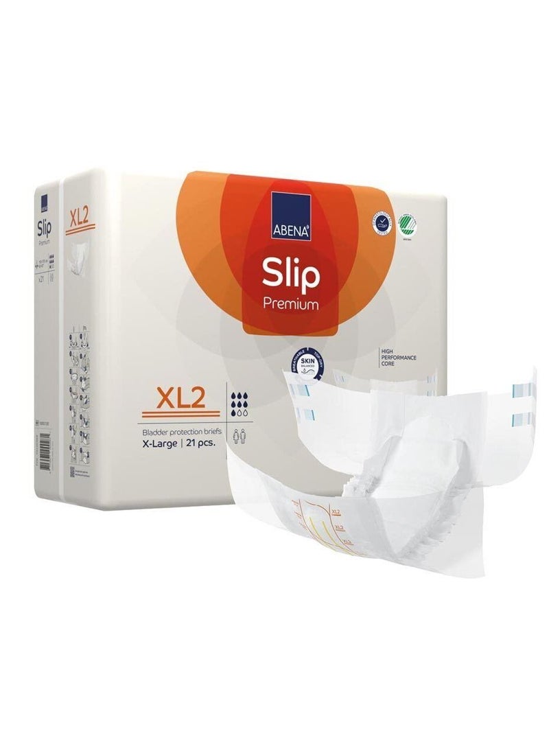 Slip Premium XL2 Diapers 21's