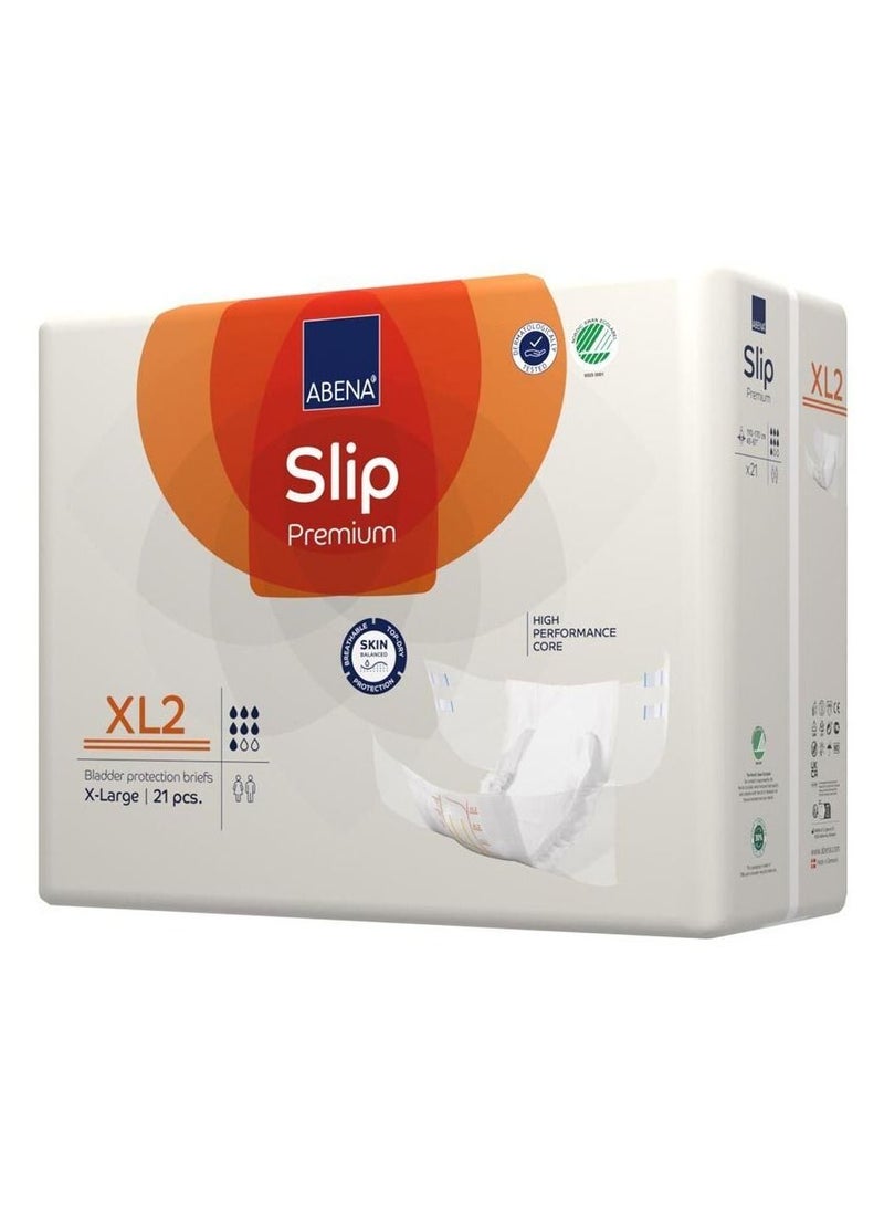 Slip Premium XL2 Diapers 21's