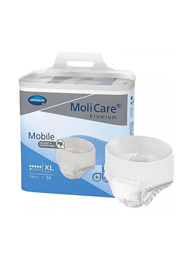 Molicare Premium Mobile, Size XL, 6 Drops, Pack of 14 Pieces