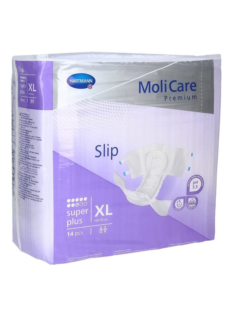 Molicare Premium Elastic 8D Brief Incondinance Size Large-14 Count