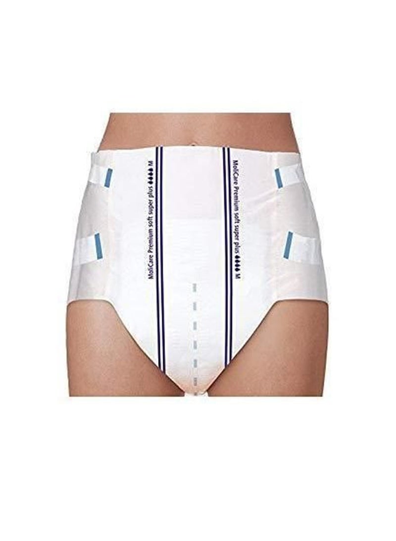 Molicare Premium Elastic 8D Brief Incondinance Size Large-14 Count