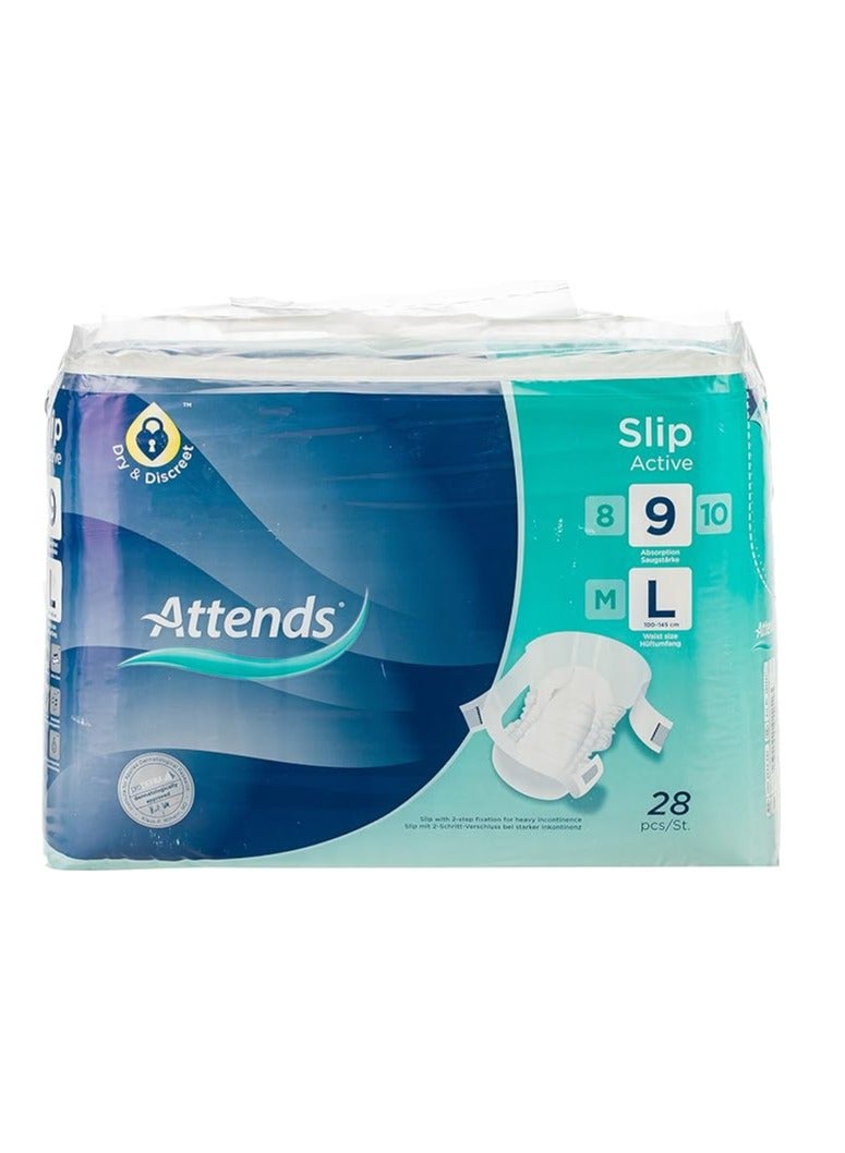 Slip Active 9 Large 28 Pcs