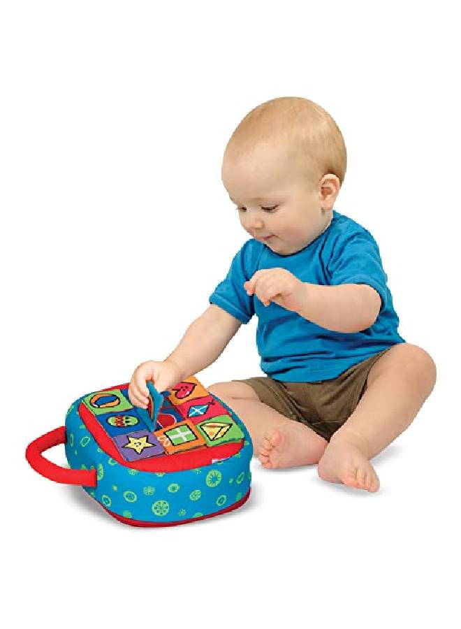 K'S Kids Takealong S Sorter Baby Toy With 2Sided Activity Bag And 9 Textured S Blocks