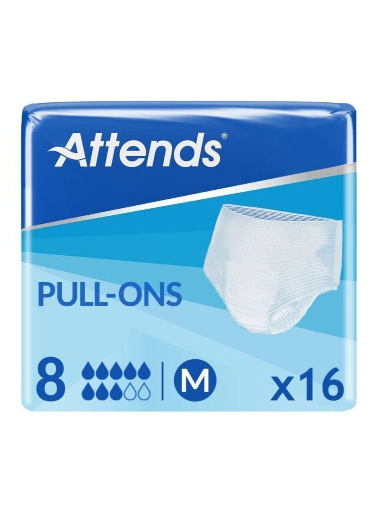 Pull Ons 8 Medium Pack of 16