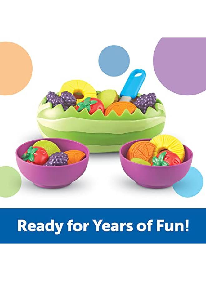 New Sprouts Fresh Fruit Salad Set 18 Pieces Ages 18+ Months Pretend Play Food For Toddlers Preschool Learning Toys Kitchen Play Toys For Kids