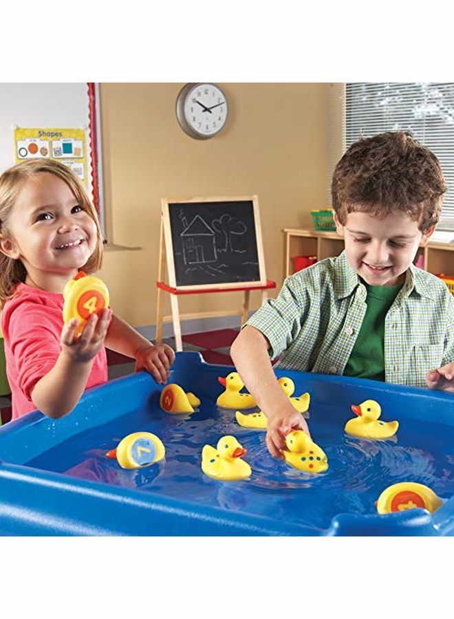 Number Fun Ducks Set Of 10 Multicolor 3 L X 21/2 W In