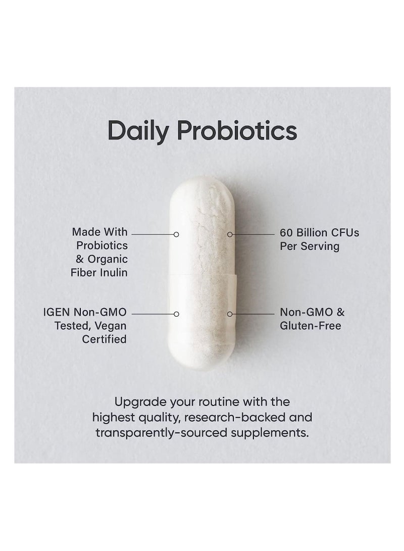 Sports Research, Daily Probiotics, 60 Billion CFU, 30 Delayed Release Capsules