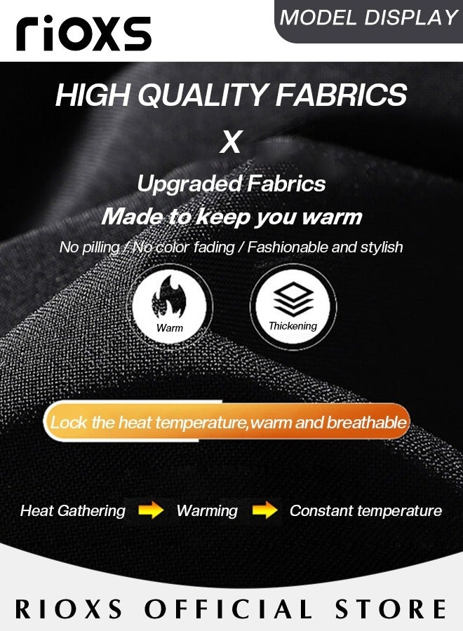 Men's Puffer Jacket, Casual Winter Down Cotton Jacket, Warm & Lightweight Puffer Coat With Standing Collar,  Slim Fit Windproof Outdoor Jacket For Men Daddy Husband Boyfriend, Coldproof Clothes Top