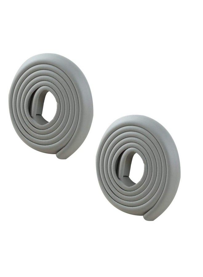 Set Of 2 Grey Baby Safety Strip Edge Guard Cushion Corner Cover Tape Infant Bump Protector