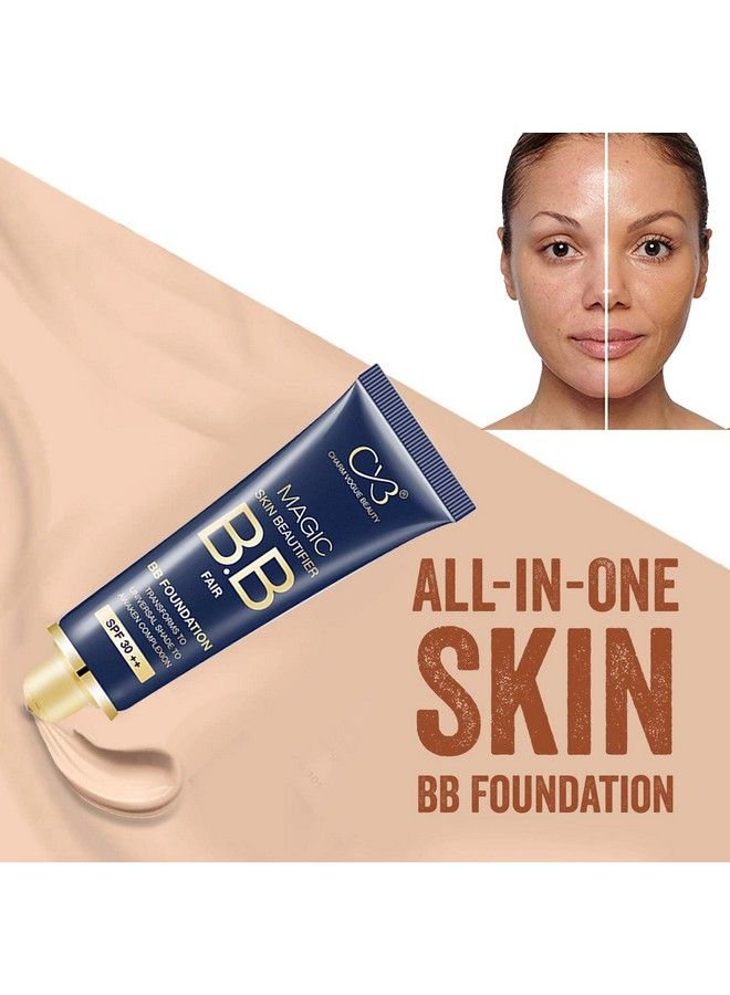 C65 Magic Skin Beautifier Bb Fair Cream For Complexion Enhancer Bb Foundation For Face Makeup Skin Hydration With Spf 30 ++ (Shades 03 50Ml)