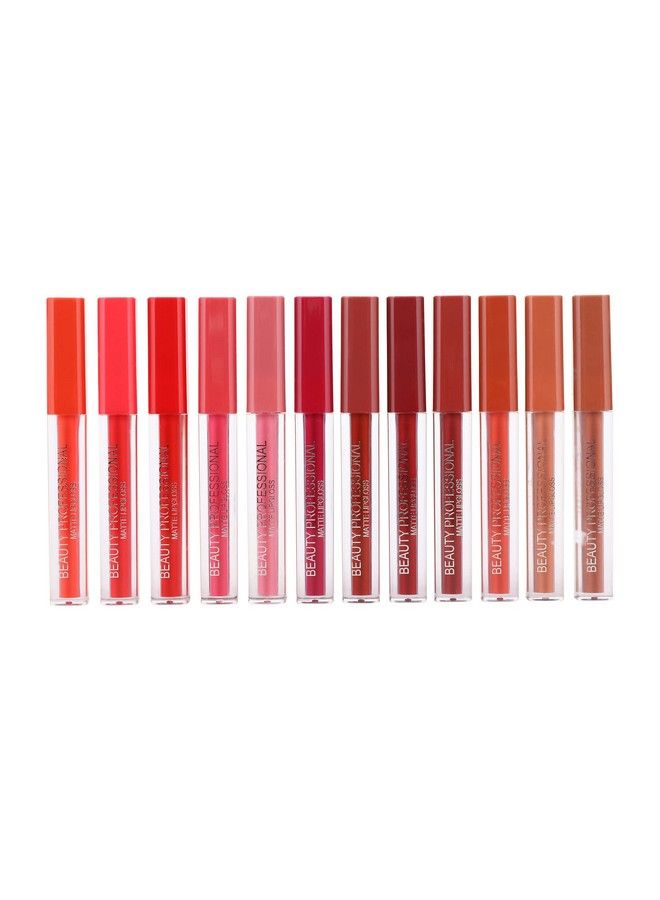 Waterproof Multi Colors Liquid Matte Makeup Lipstick Set Of 12