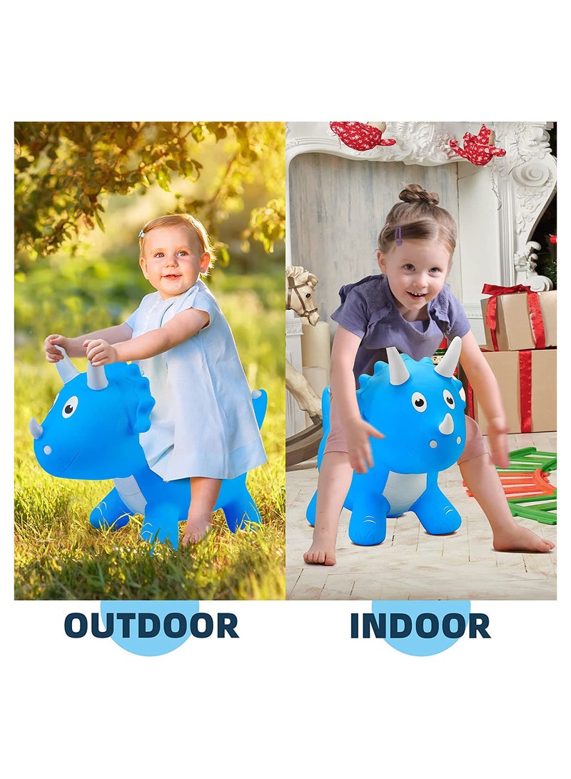 Animal Hopper for Toddler Dinosaur Hopper for Kids Bouncy Horse Hopping Toy, Ride on Dino Hop, Birthday Gift for 2 3 4 5Years Old Hop Along Yard Indoor Outdoor Assorted