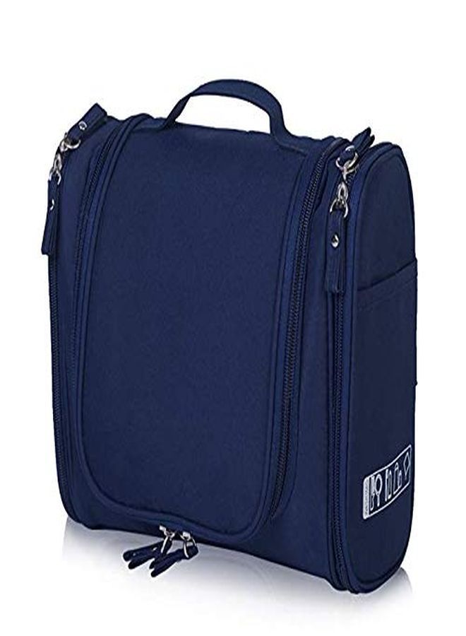 Multifunctional Travel Bag Extra Large Makeup Organiser With Hook (Navy Blue)