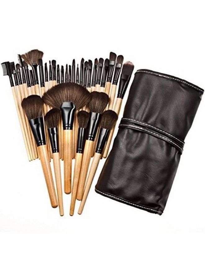 Makeup Brushes With Pouch Case 32 Pieces (Pack Of 32)