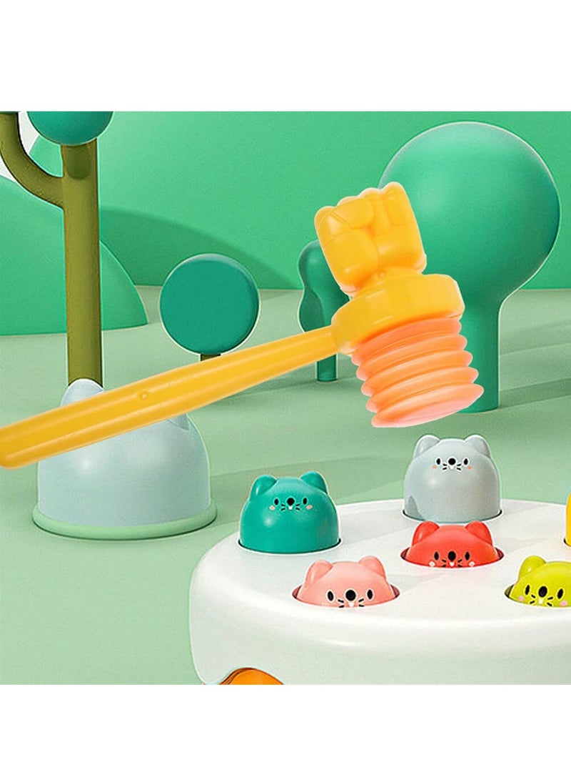 Squeaky Hammer, 20Pcs Mini Hammer Fine Motor Skills Toy, for Noise Maker Hammer Pounding Plastic Squeaky Musical Pounding Beating Gavel Mallet Educational Mallet Pounding Toy