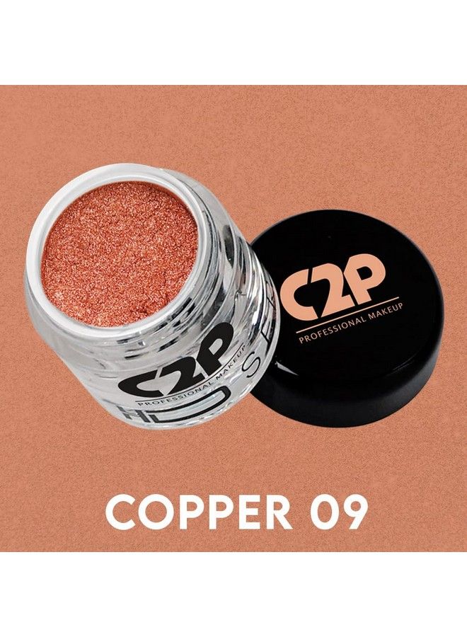 C2P Professional Make Up Hd Loose Precious Pigments Copper 09 2 Grams