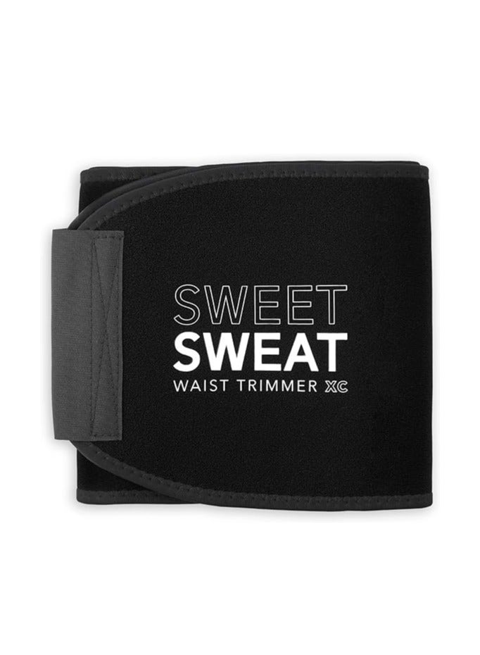 Sweet Sweat Waist Trimmer 'Xtra Coverage' Belt Black/White XL