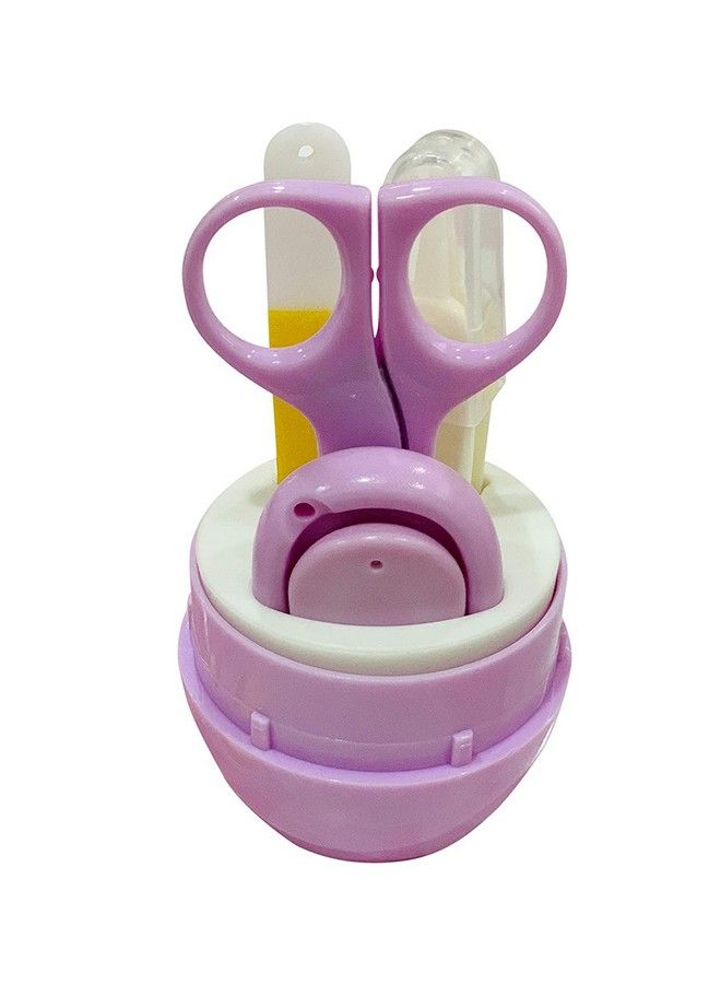 Baby Grooming Manicure & Pedicure Essential Nail Kit With Baby Soft Silicone Baby Fruit Shaped Teether Teething Toy For New Borns;Toddlers(Beargrapes)