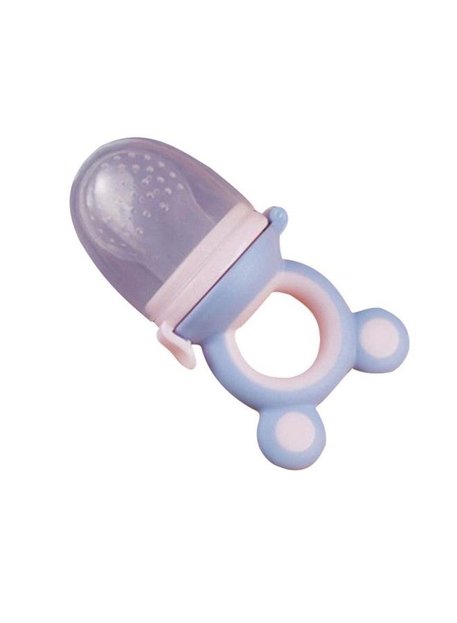 Baby Fresh Fruit Vegetable Food Nibbler Rattle Silicone Teether With Baby Medicine Droppers 5 Ml Feeder For Babies Toddlers Infants (Design 16)