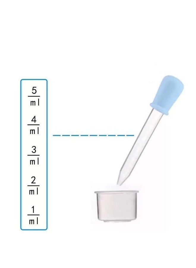 Baby Fresh Fruit Vegetable Food Nibbler Rattle Silicone Teether With Baby Medicine Droppers 5 Ml Feeder For Babies Toddlers Infants (Design 2)