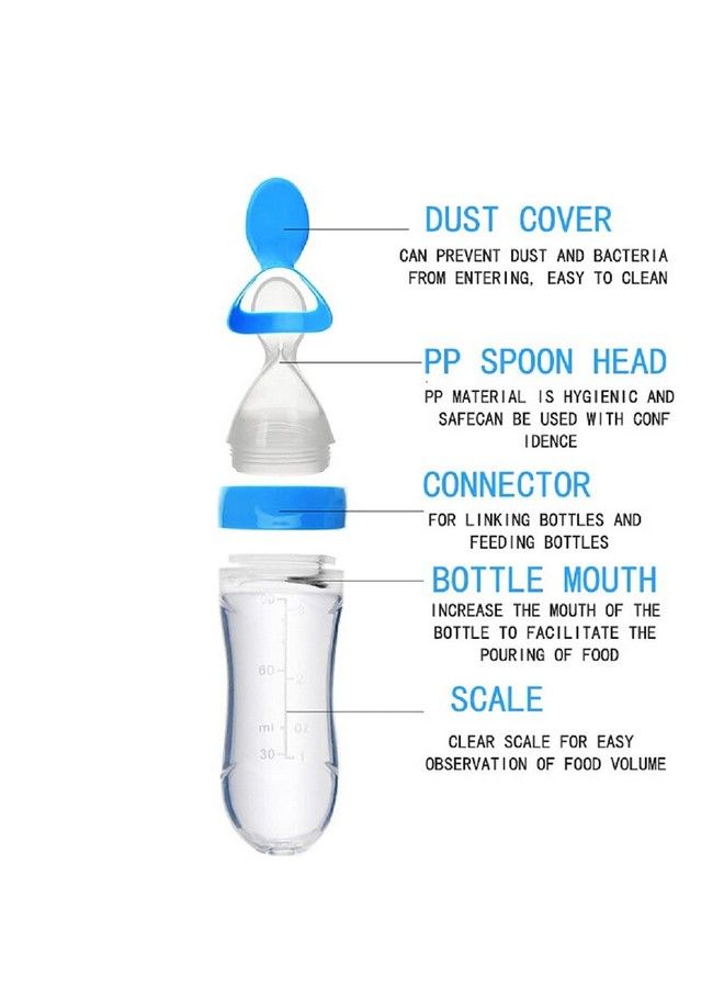 Baby Soft Silicone Fruit Shaped Teether Teething Toys With Key Shaped Teether And Baby Silicone Spoon Feeding Bottle Feeder (Design 104)