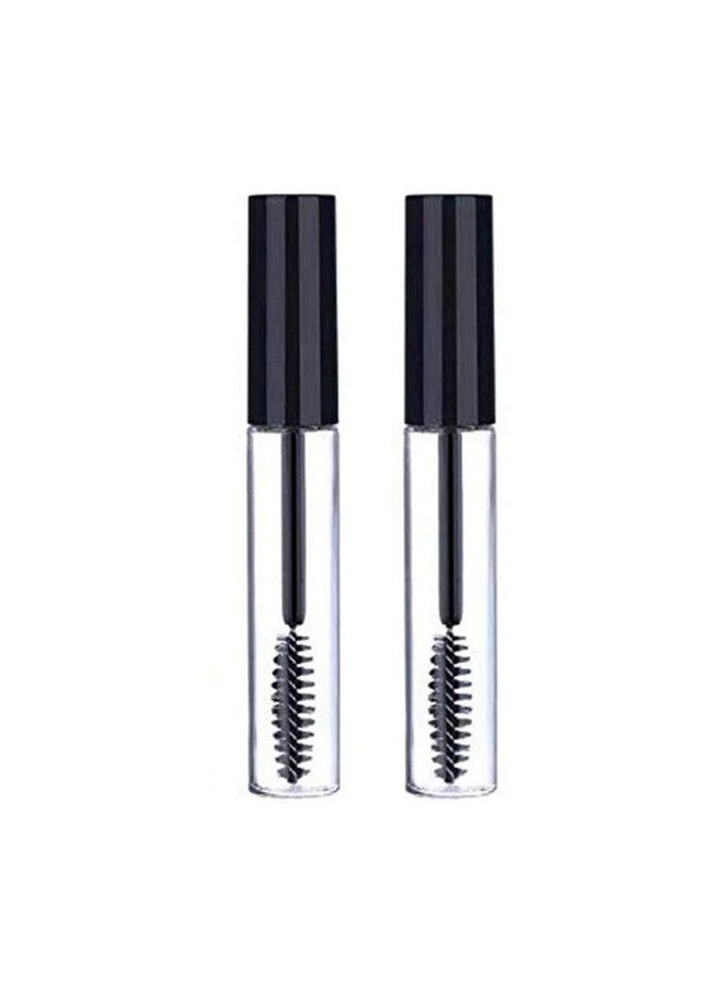 2Pcs 10Ml Empty Mascara Tube With Eyelash Wand Eyelash Cream Container Bottles Transfer Pipettes For Applying Castor Oil And Diy Cosmetics 2 Pcs