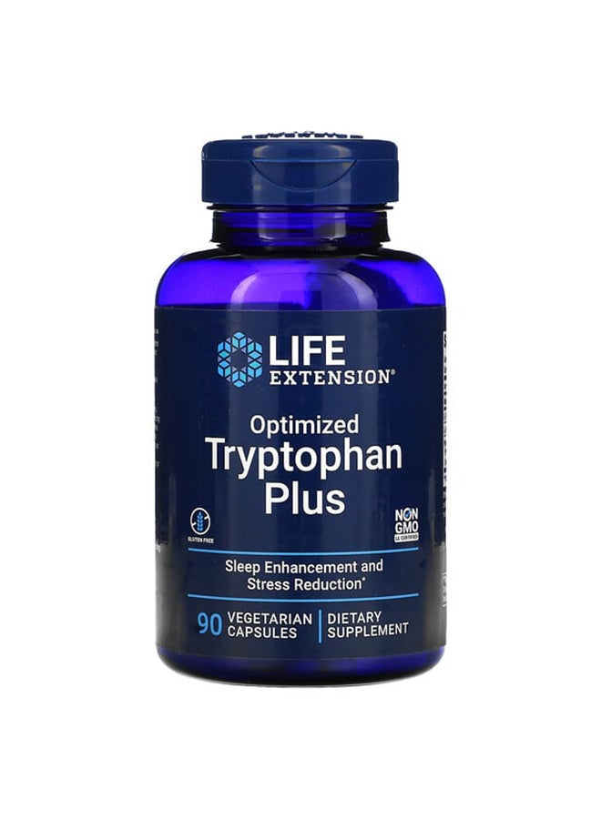 Optimized Tryptophan Plus Sleep Enhancement and Stress Reduction - 90 Vegetarian Capsules