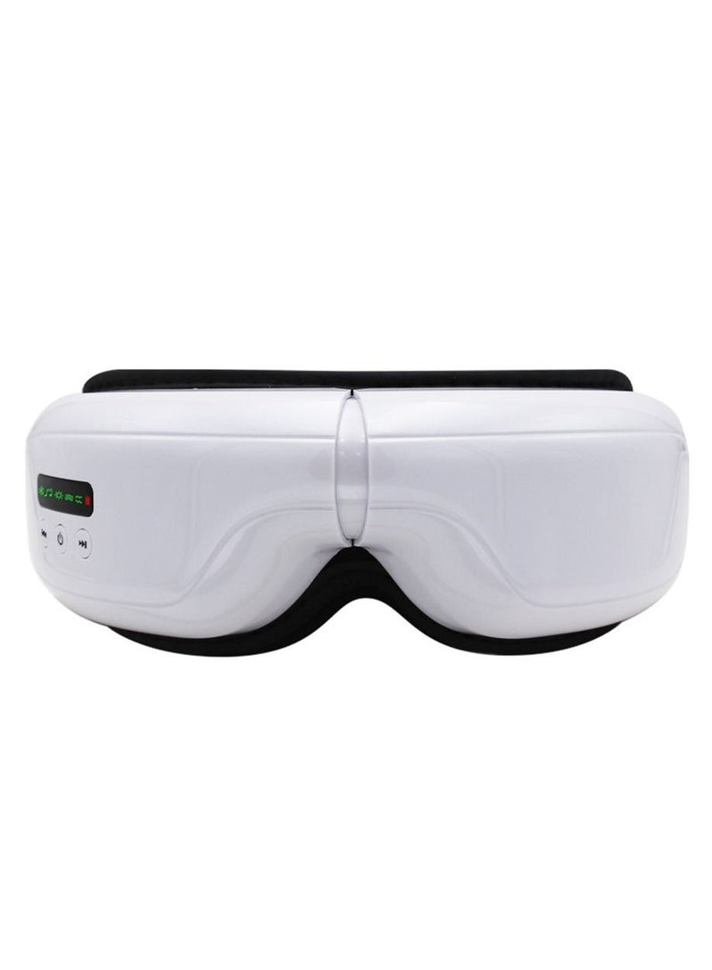 Eye Massager with Heat, Portable Bluetooth Music Rechargeable Eye Heat Massager for Relieve Eye Strain