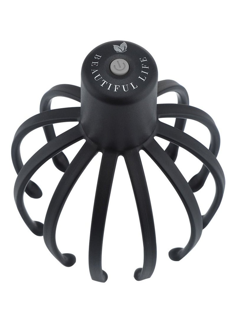 Electric Octopus Claw Head Massager Scalp Therapeutic Head Scratcher Relief Stress Fatigue Vibration Bluetooth Hair Stimulation