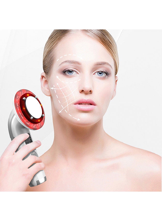 8in1 Electrical Muscle Stimulation Body Slimming Machine Ultrasonic Massager Infrared Face Beautifying Heat Therapy Device for Weight Loss Skin Rejuvenation