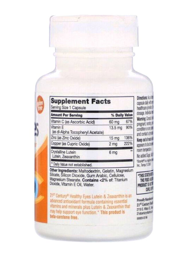 Healthy Eyes Lutein Zeaxanthin - 60 Capsules