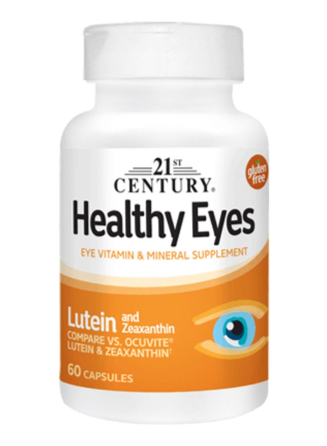 Healthy Eyes Lutein And Zeaxanthin Eye Care 60 Capsules